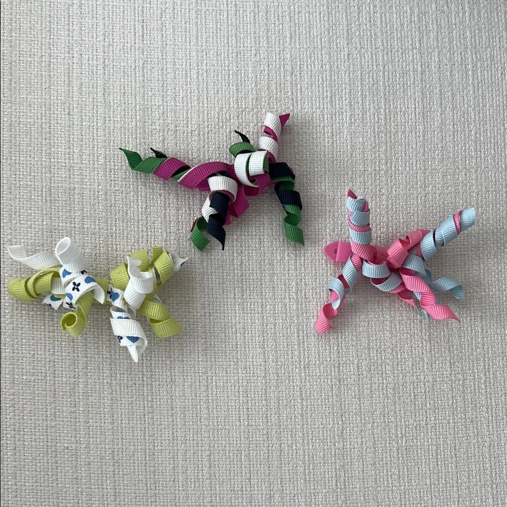 💚BUY 3 for $15💚 💚 Gymboree Multicolor Ribbon Hair Clips